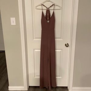 NWOT Lace back cutout jumpsuit